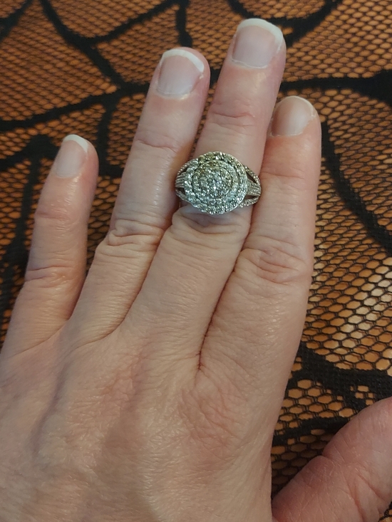 99999 Jewelry - Statement Ring Sz 7 2.52CTW Rhodium Over Sterling Silver